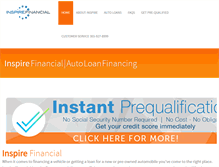 Tablet Screenshot of inspire-financial.com